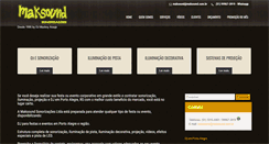 Desktop Screenshot of maksound.com.br