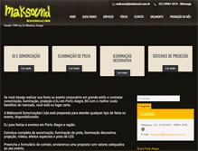 Tablet Screenshot of maksound.com.br